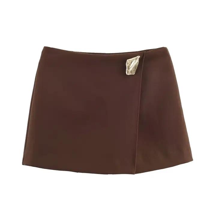 Mini jupe asymétrique pour femme