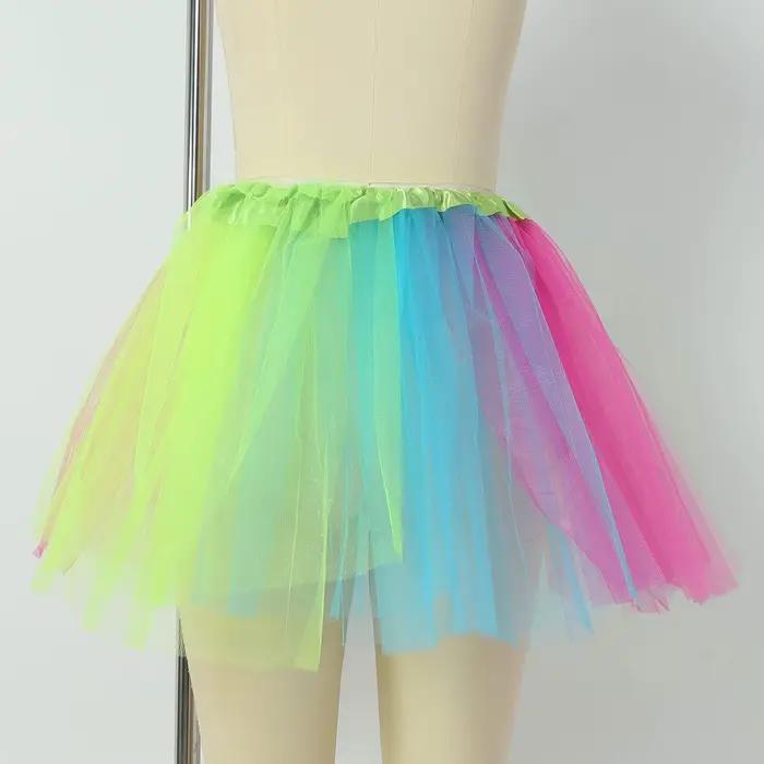 Jupe Tutu en Tulle violet et noir