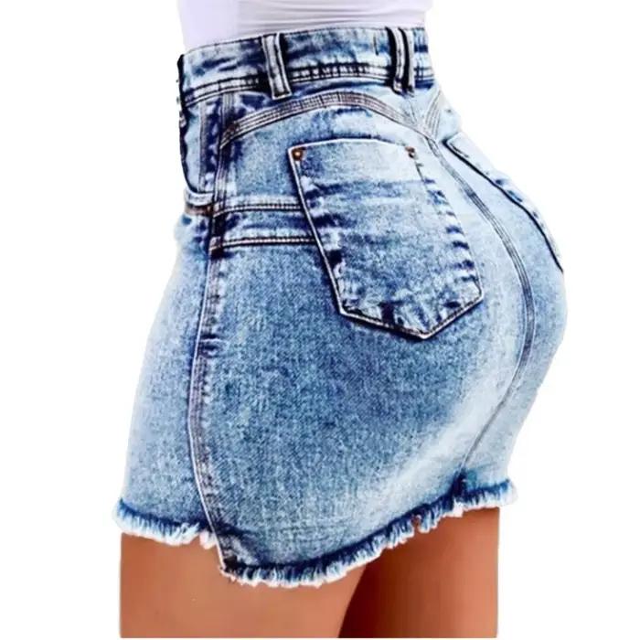 Mini-jupe en jean sexy et chic