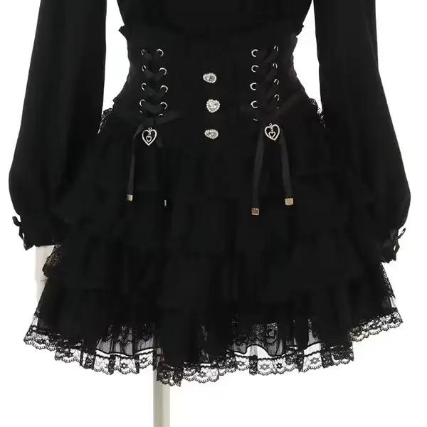 Mini jupe courte Style Lolita japonaise pour femmes