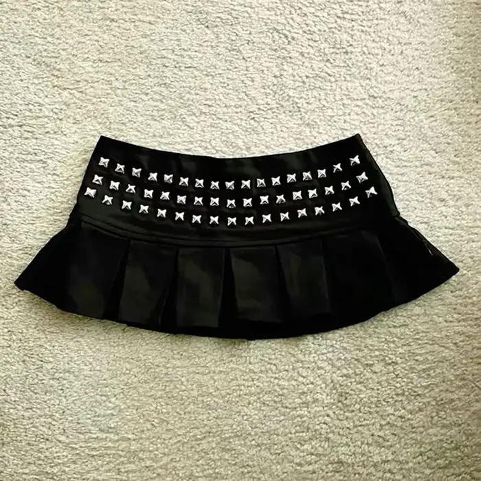 Jupe slim fit pour fille Emo
