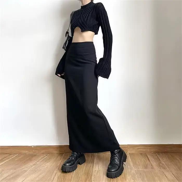 Jupes longues noires pour femmes