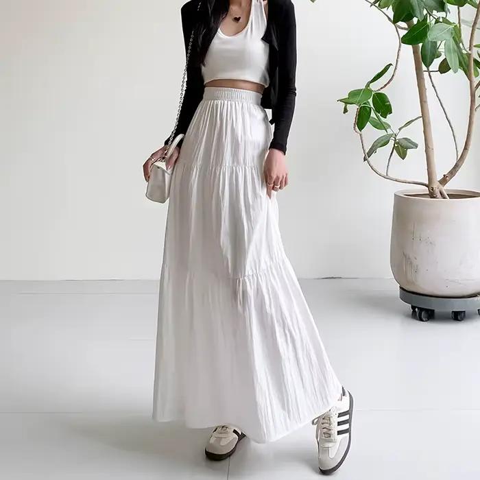 Jupes longues blanches pour femmes