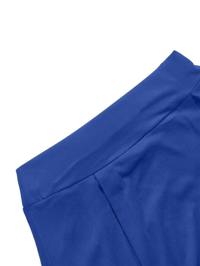 Mini-jupe plissée avec short de sécurité