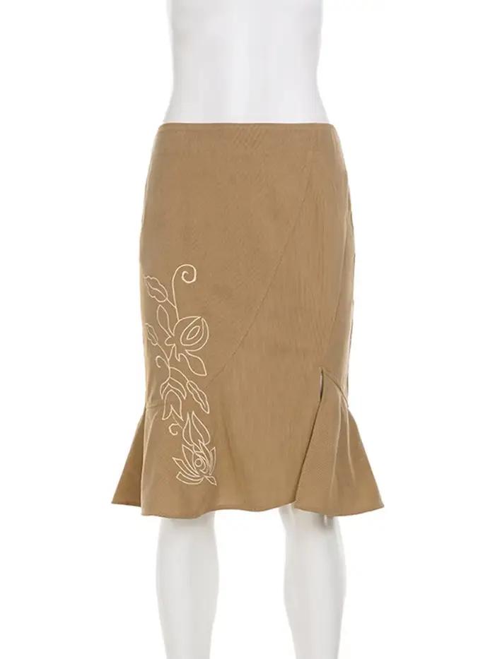 Jupe Midi Vintage Femme Trendix 2026