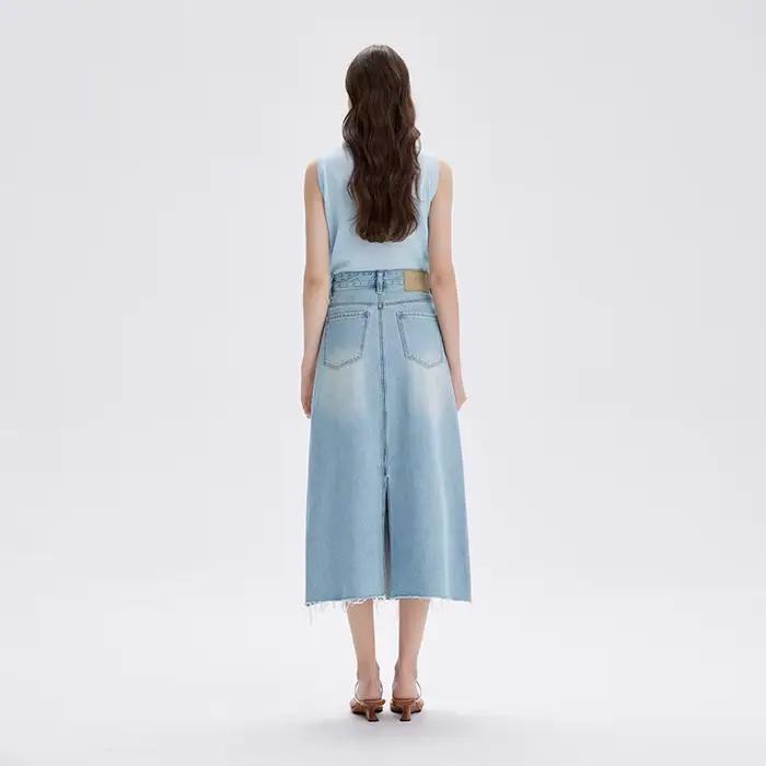 Jupe Cowboy taille haute pour femmes