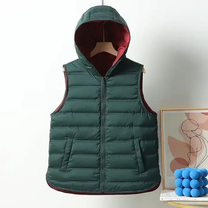Ultra Light Down glafor Femmes Sans Couture Hiver Outwear Blanc Duvet de Canard Short CombLightweight fibrJacket Femmes VT-303