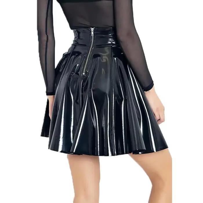 Jupe plissée grande taille pour femmes