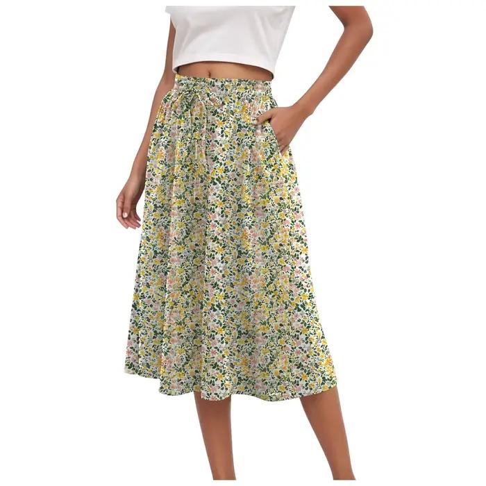 Jupe longue Maxi d'été pour femmes