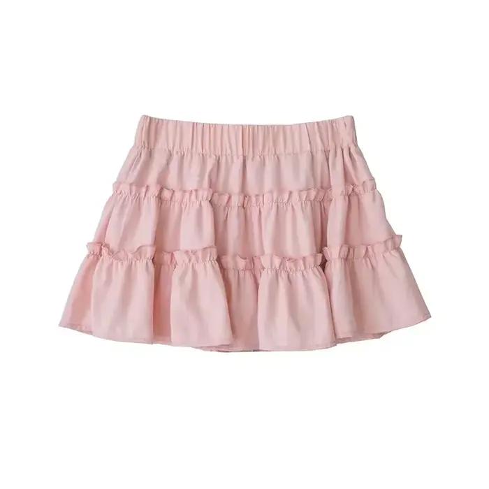 Mini-robe rose élégante