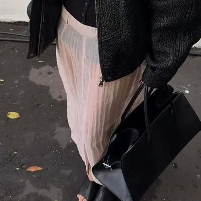 Jupes d'été roses Talenza pour femmes
