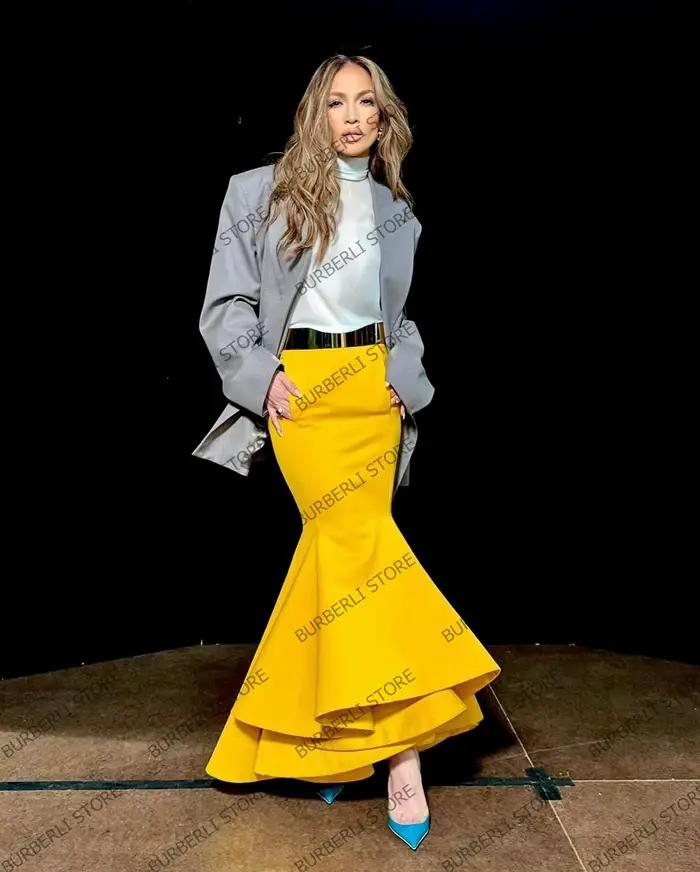 Jupe Sirène Chic en Satin pour Femme