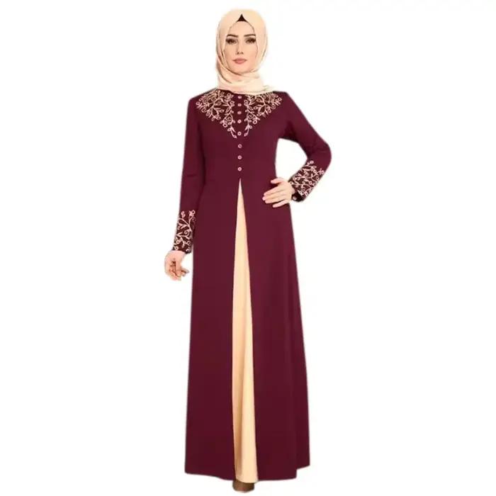 Robe musulmane pour femmes, mode Abaya Dubaï, appliques, Turquie, femmes élégantes, longue
