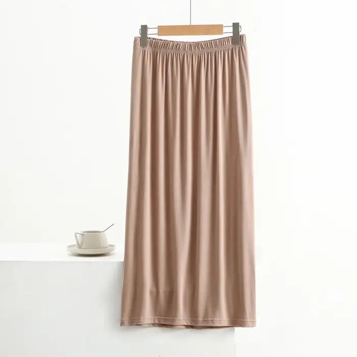 Jupe longue fine en modal pour femme