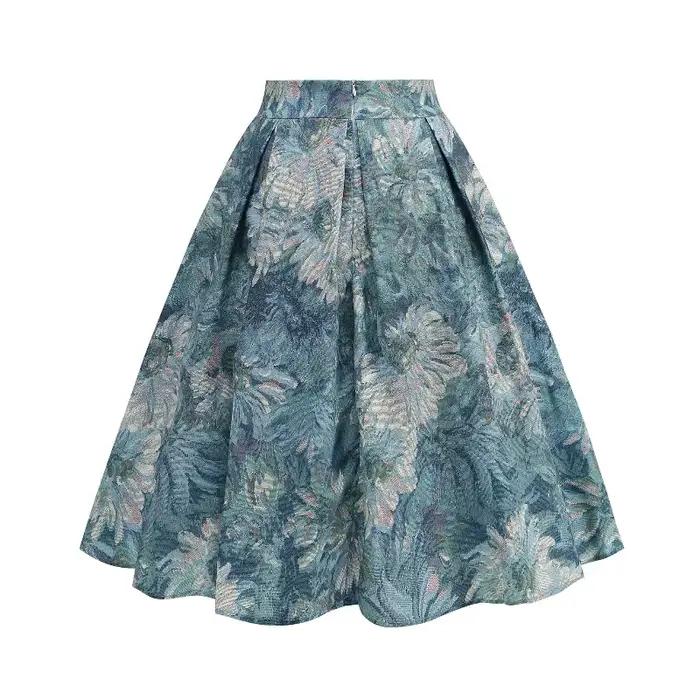 Jupes imprimées Vintage pour femmes