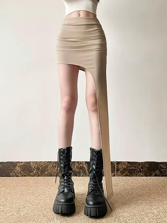Jupes asymétriques pour femmes Y2k