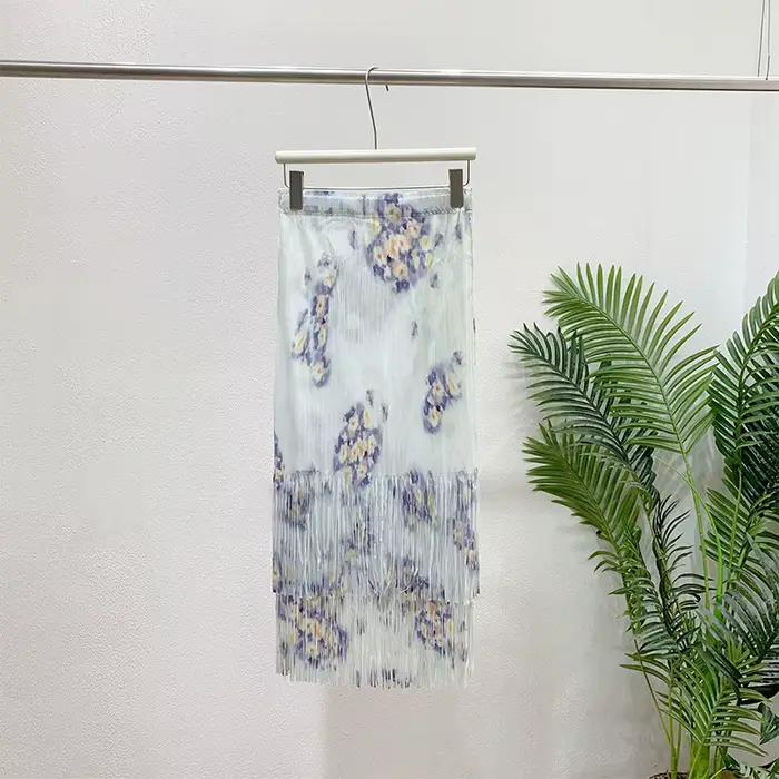 Jupe plissée décontractée pour femme Miyake