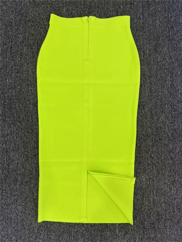 Jupe bandage taille haute pour femme