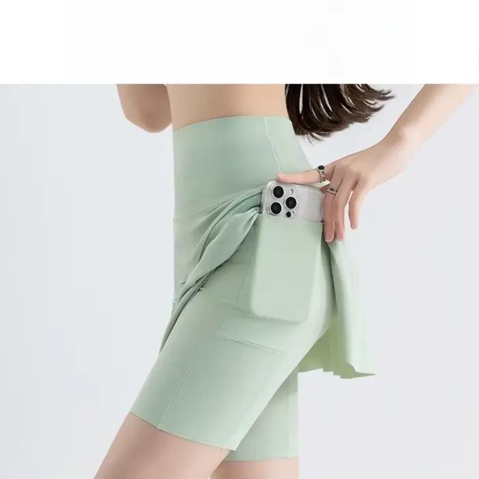 Faux deux pantalons jupe courte avec poches d'été