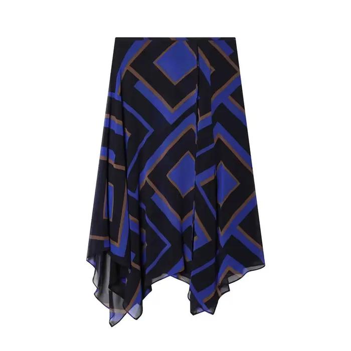 Jupe midi asymétrique sexy pour femme
