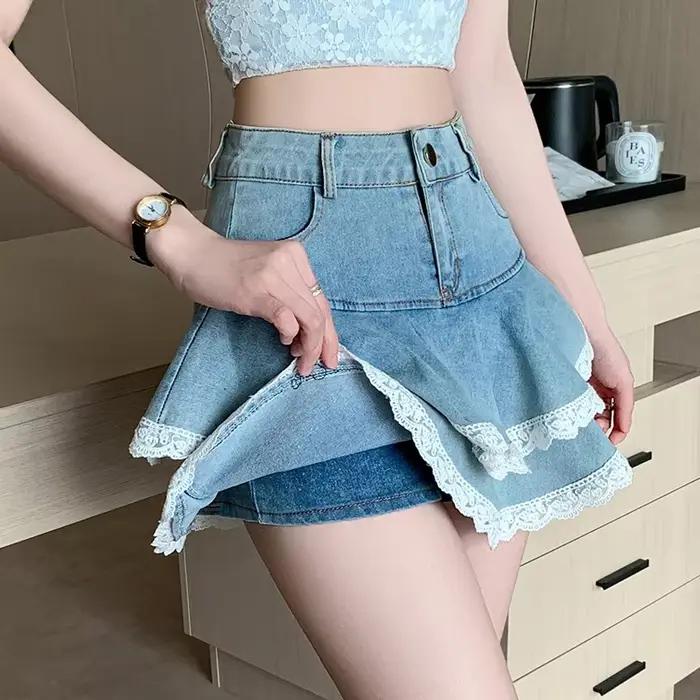 Jupes en jean pour femmes