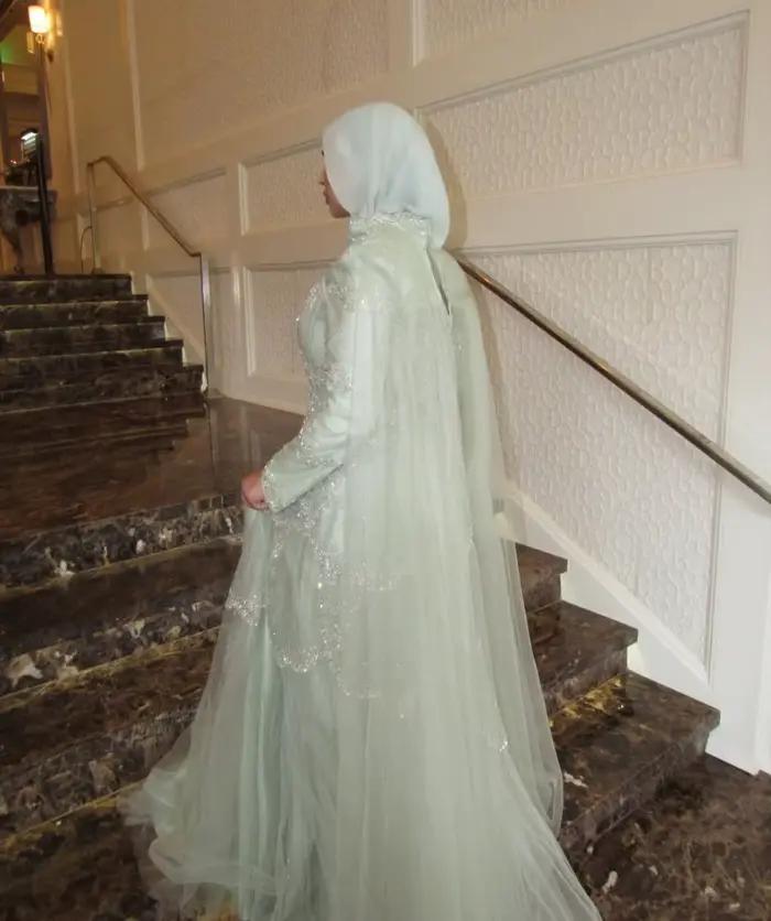 Robes de mariée sexy à manches longues pour femmes