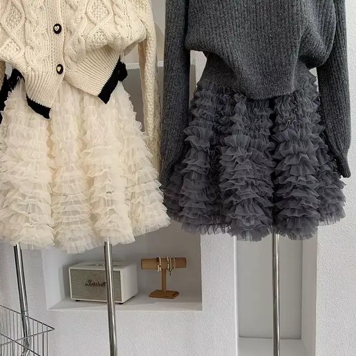 Jupe en tulle multicouche super féerique