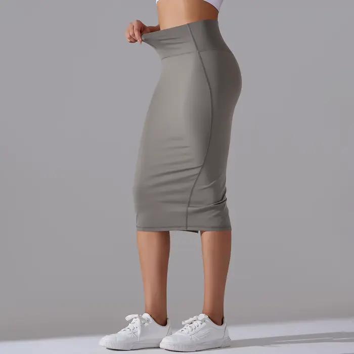 Jupe crayon en tissu pour femmes