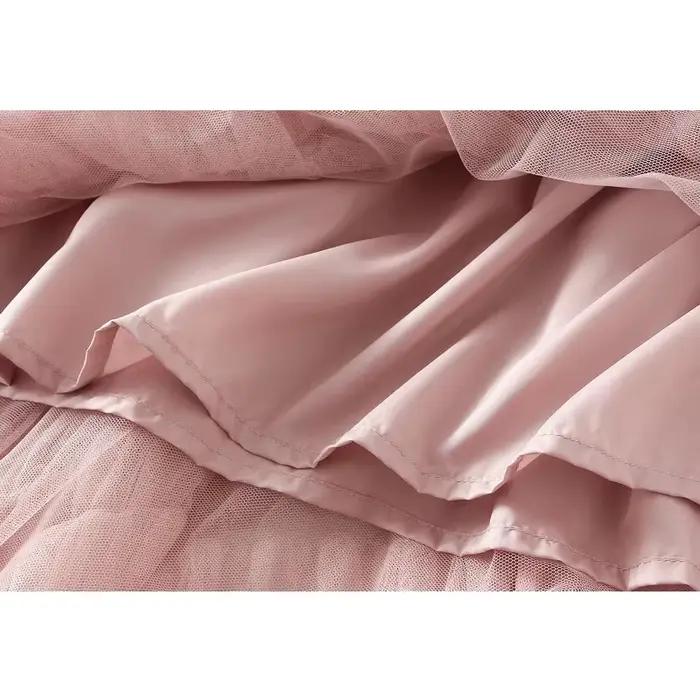 Jupe Maxi en Tulle à Plusieurs Niveaux pour Femme