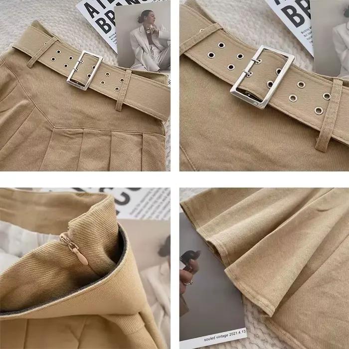 Jupes plissées Style coréen pour femmes