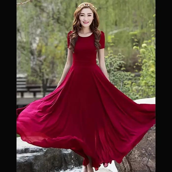 Nouvelle Robe Longue d'Été pour Femme 206