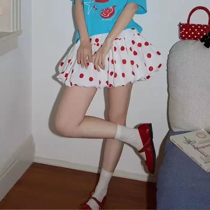 Jupe bouffante Y2K vintage style bohème pour plage mini-jupe trapèze femme occasions spéciales été fantaisie
