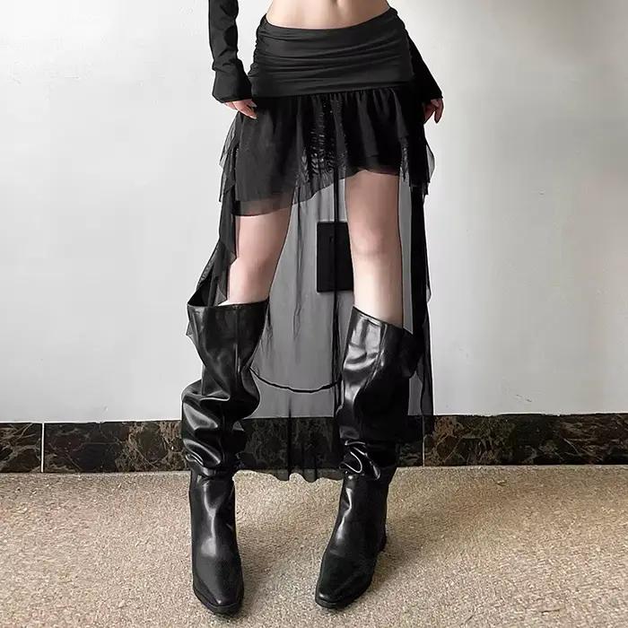 Mini jupe gothique pour Halloween