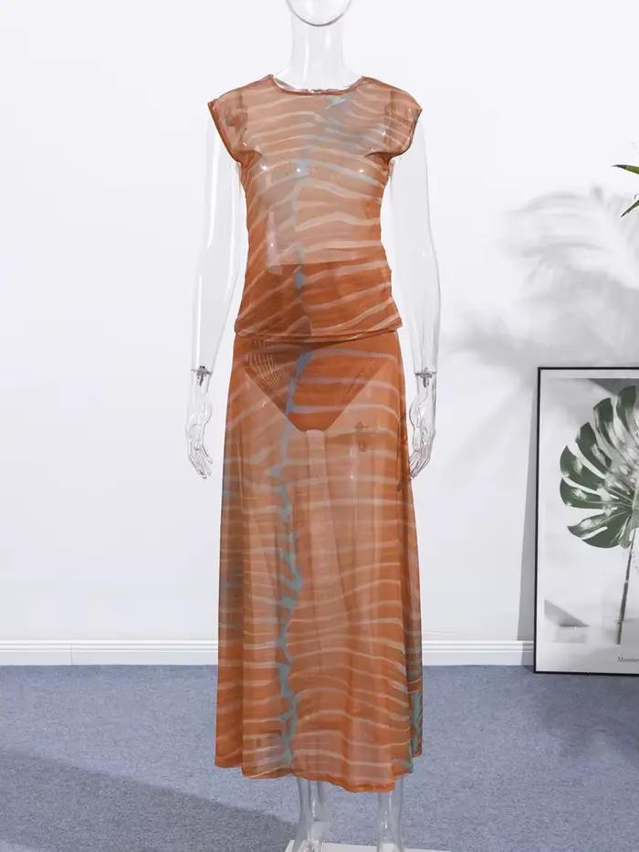 Robe longue plissée pour femmes