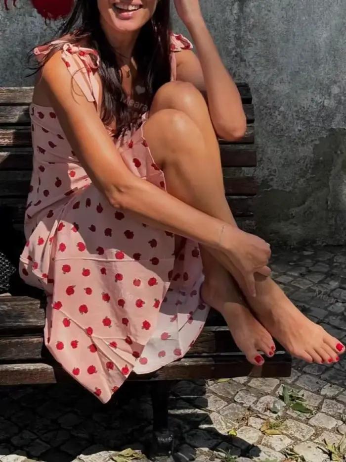 Robe longue rose 100% soie pour femmes