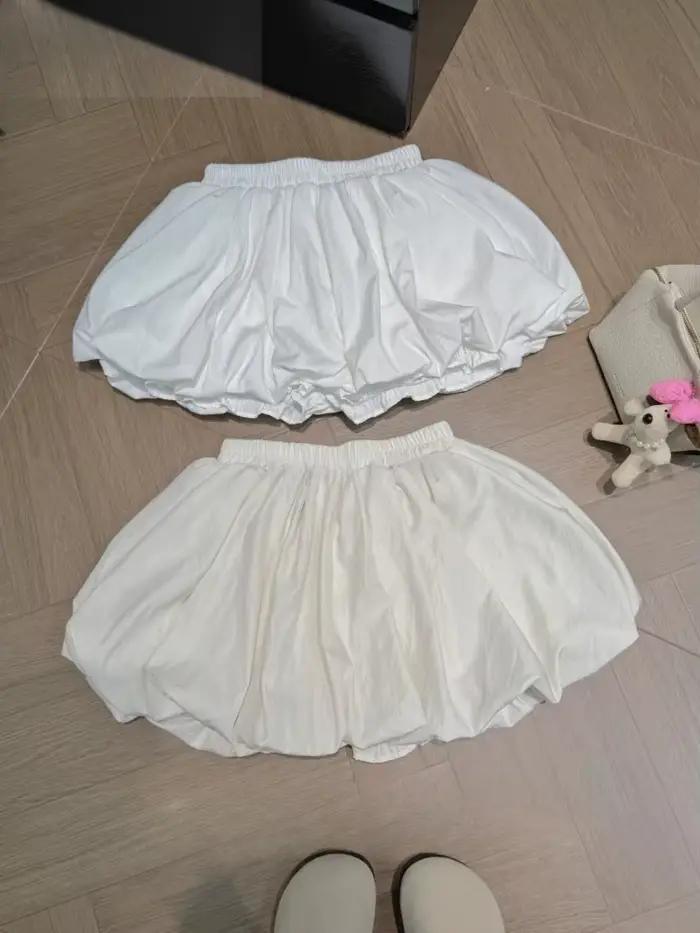 Jupe courte rose Kawaii Bud pour femmes