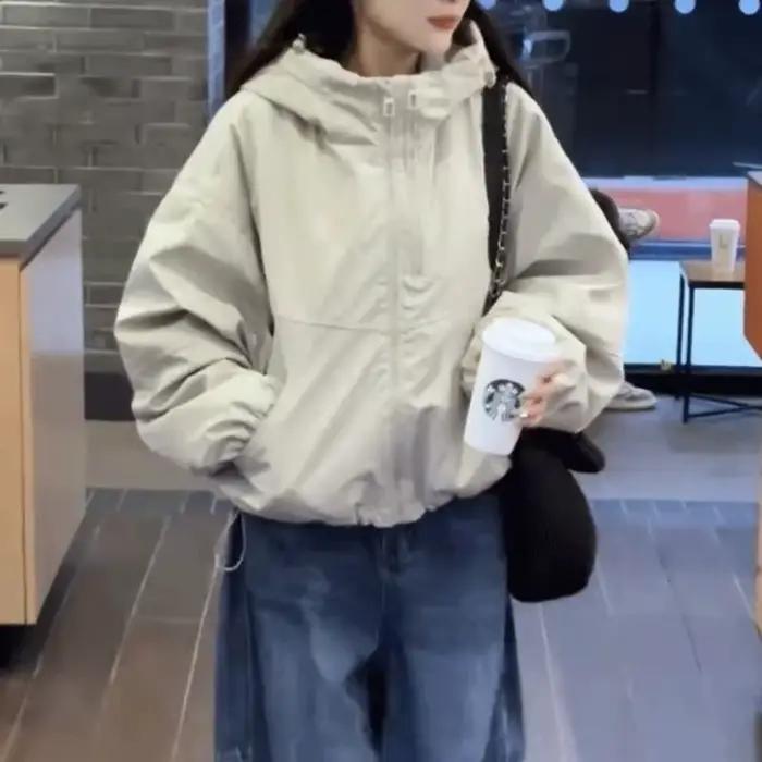 Veste courte rembourrée à capuche pour femme, nouvelle veste décontractée rembourrée en coton, vêtements pour femmes, automne hiver