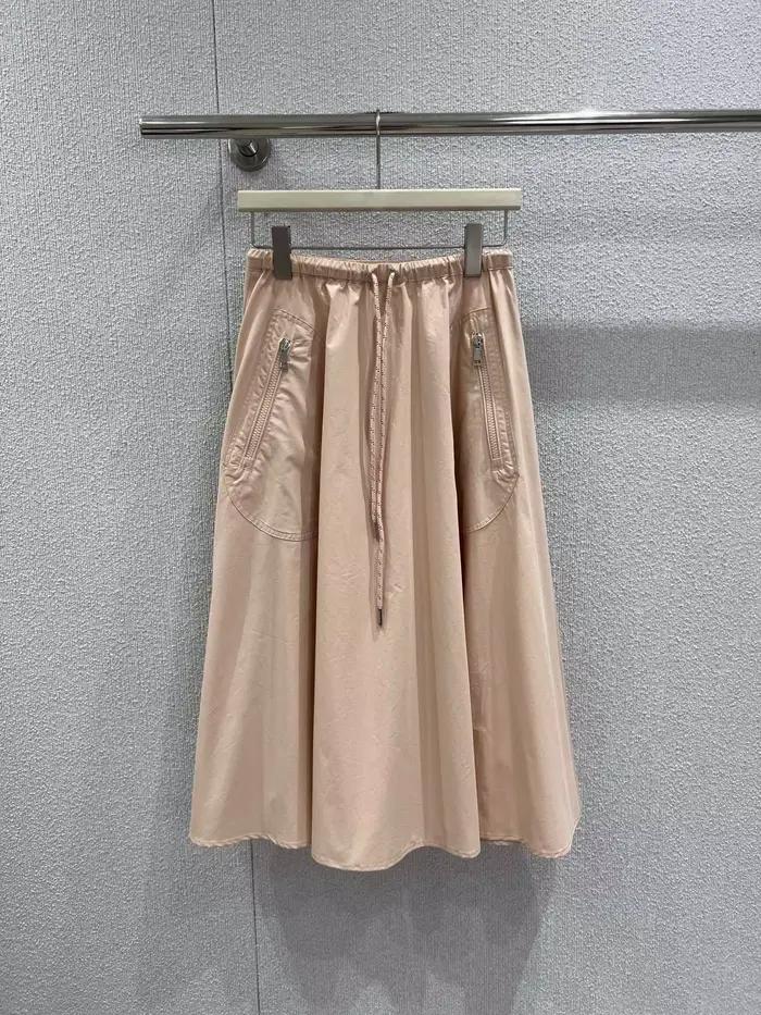 Jupe longue à taille élastique pour femmes