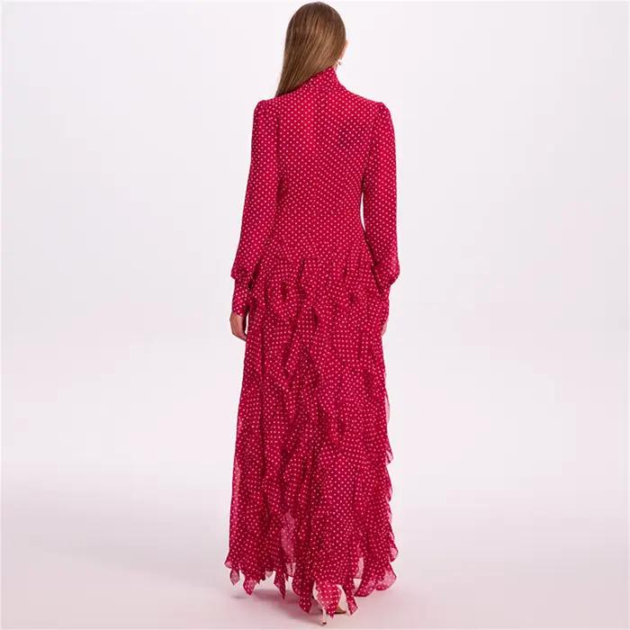 Robe Maxi en mousseline de soie pour femmes