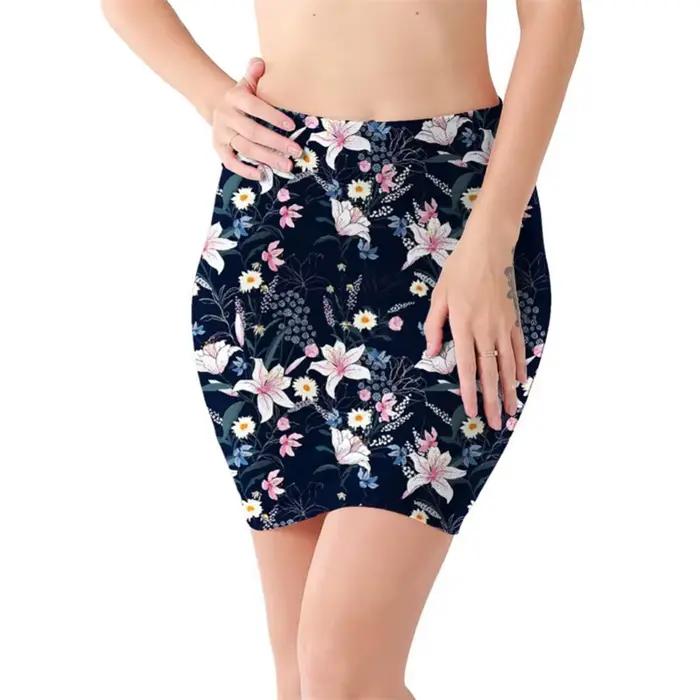 Mini jupes taille haute pour filles