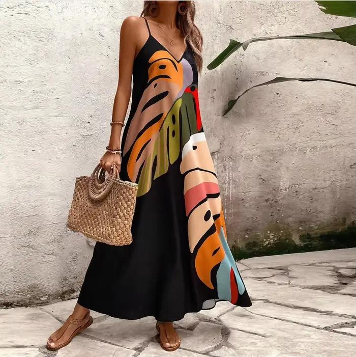 Robe d'été ultra longue pour femme