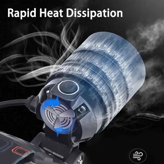 Lampe frontale LED puissante en alliage d'aluminium, haute luminosité, Rechargeable, pour Camping, recherche, chasse, pêche