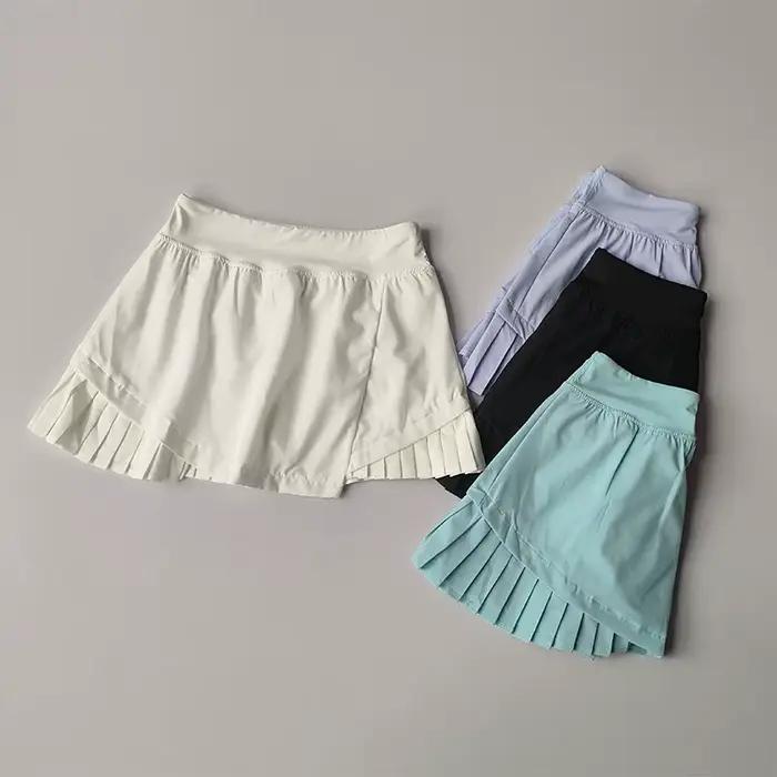 Jupe courte de sport taille haute