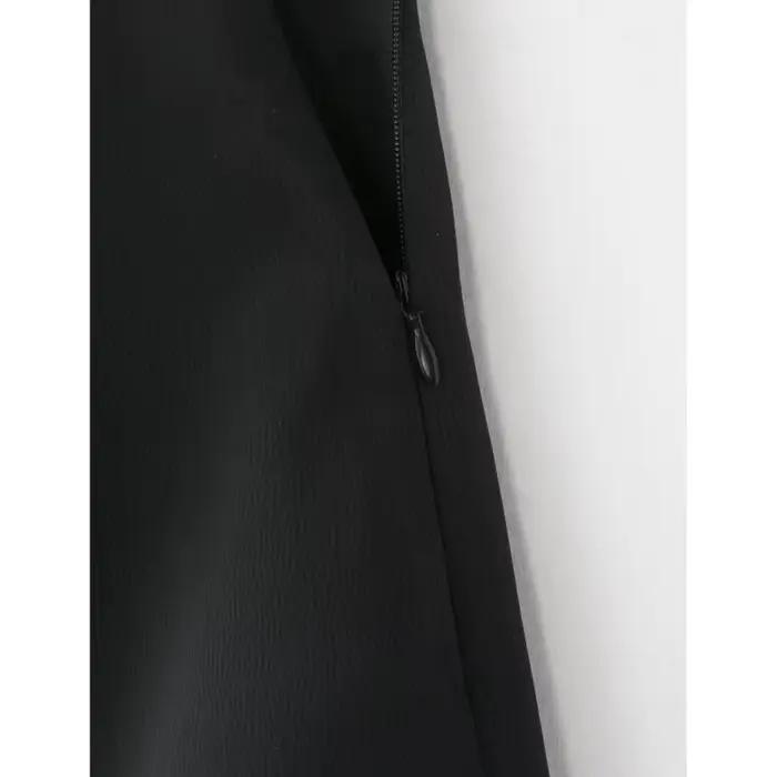 Jupe midi femme avec ourlet en dentelle