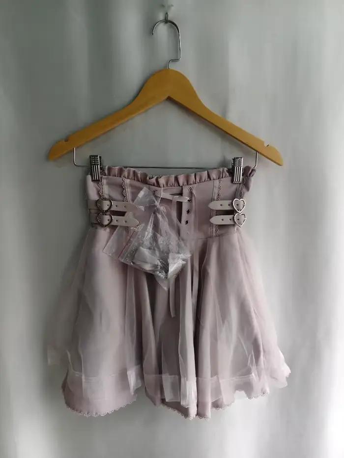 Kimutomo jupes douces femmes volants Patchwork pansement coeur taille haute Style Lolita mode jupe élégante femme décontracté