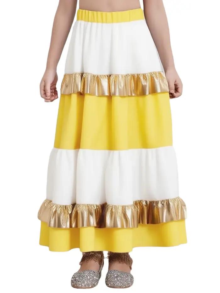 Jupe de danse Flamenco espagnole pour filles