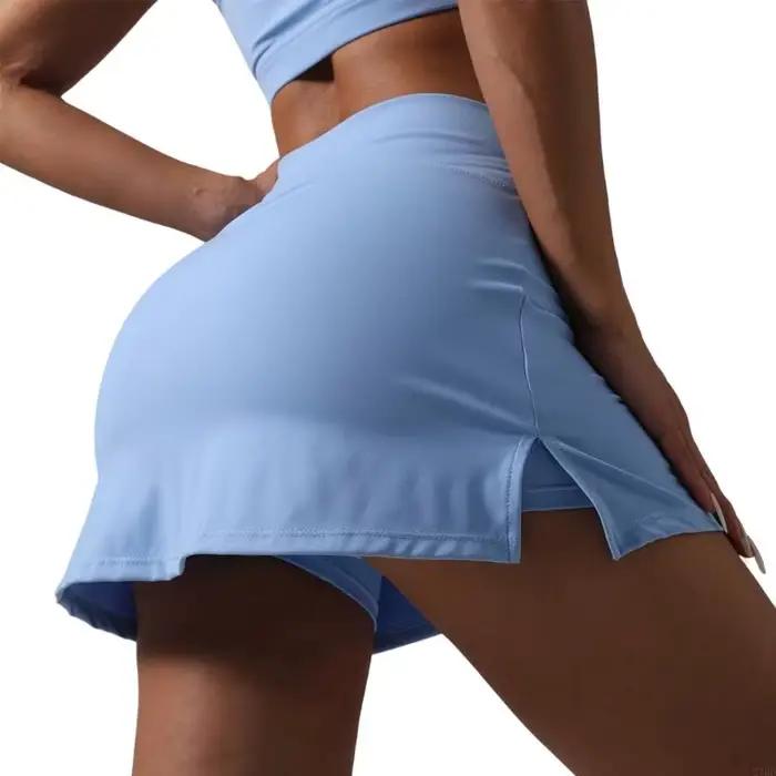 Jupe Tennis taille haute avec short intégré
