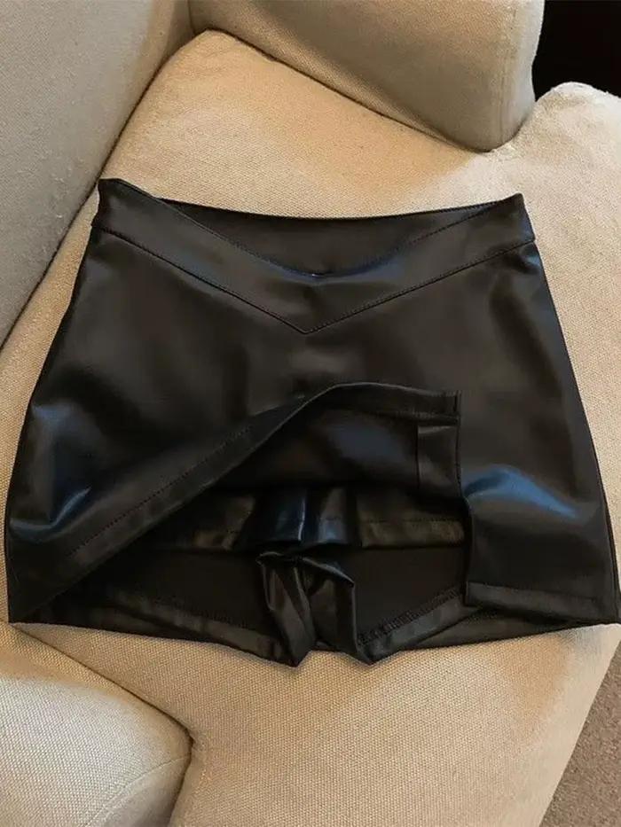 MMobTemperament-Mini jupes taille haute pour femmes