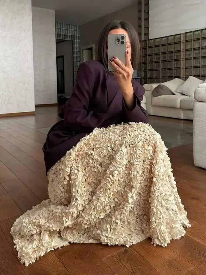 Robe de soirée élégante en acétate et lin pour femmes, design vintage, mini longueur, idéale pour cérémonies et soirées de gala