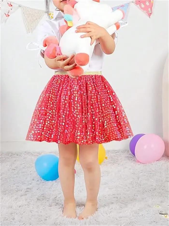 Jupes scintillantes pour jeunes filles